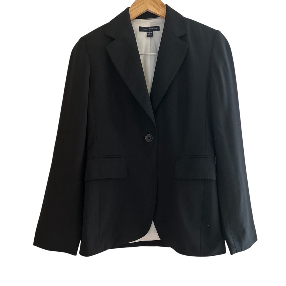 Banana Republic | Women's Black Wool Blazer